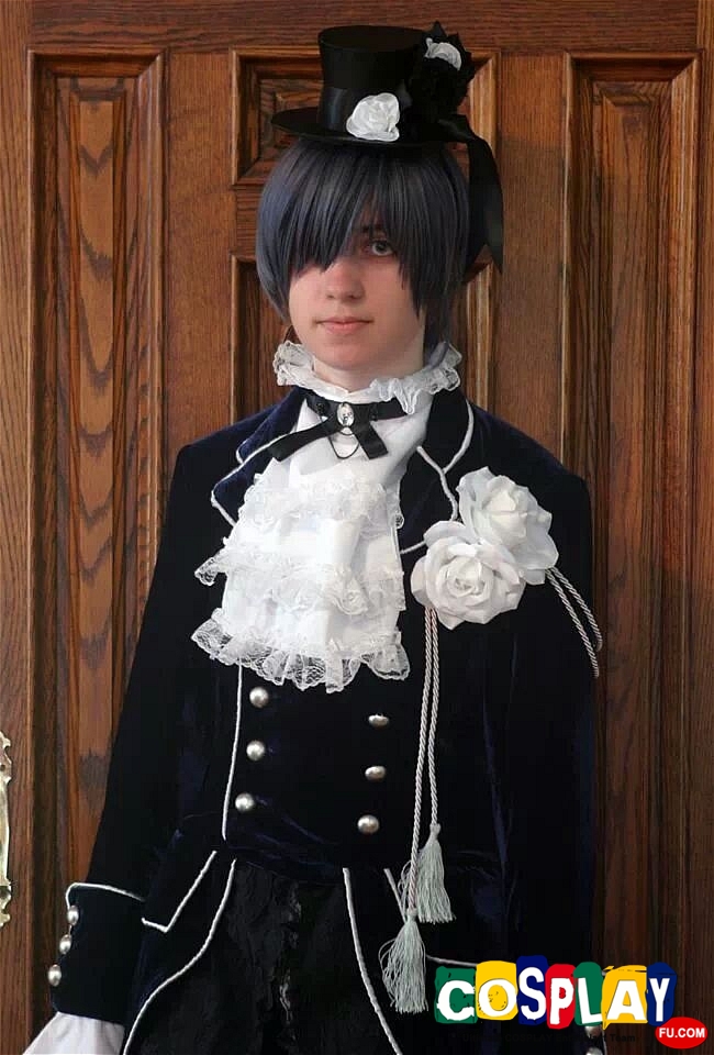 44 Sets of Ciel Phantomhive Cosplay Costume, Wig, Props and Accessories ...