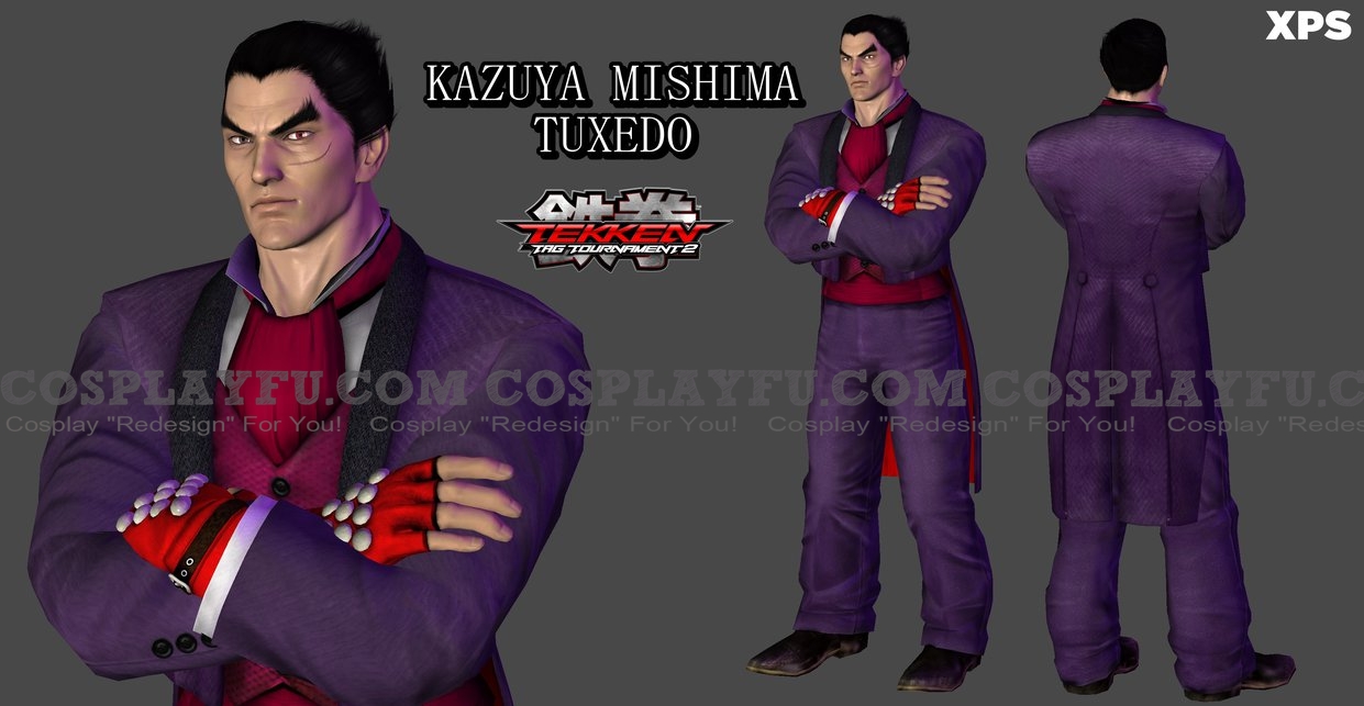 Custom Kazuya Cosplay Costume from Tekken - CosplayFU.com