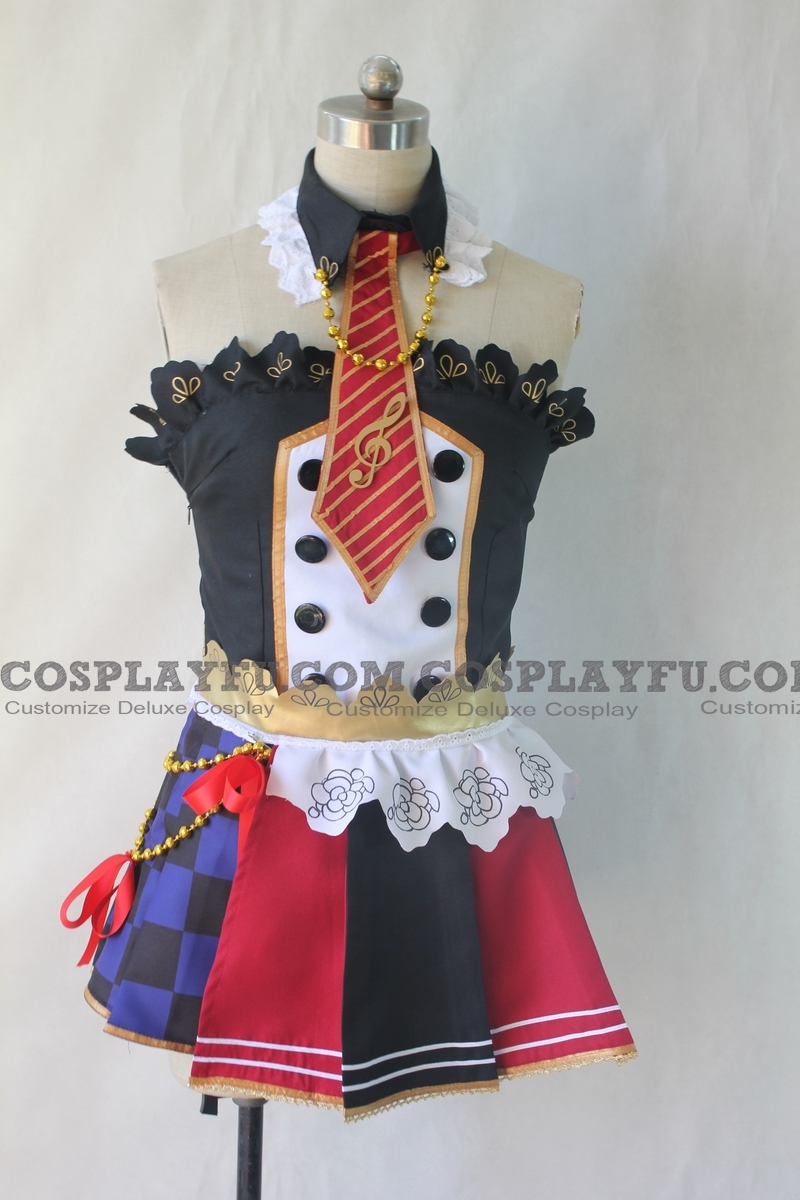 Custom Maki Cosplay Costume Café Maid Idolized From Love Live